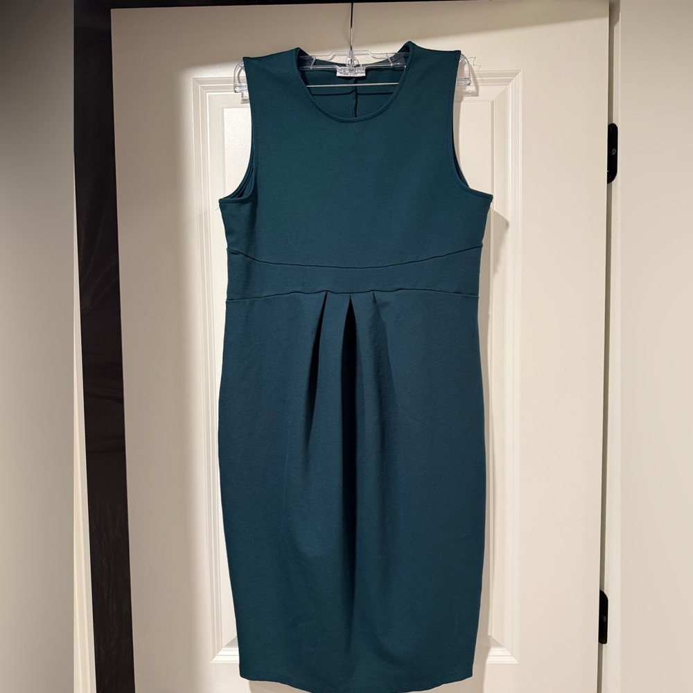 Teal Sleeveless Dress